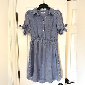 Monteau Striped Summer Dress Size L